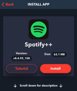 Spotify Premium APK iOS 2024 4